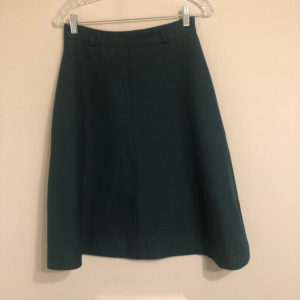 Dark green -a-line skirt-